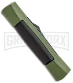 AKC Concord Green/Black OTF Automatic Knife - Flat Black -Elite Knives Shop AKC 007 Concord OTF Green Black Flat GX 30500 jr side large