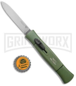 AKC 077 Concord NATO Military Green OTF Automatic Knife - Satin Plain -Elite Knives Shop AKC 077 Concord OTF Auto NATO Military Green Satin Flat BHQ 179232 jr bottlecap large
