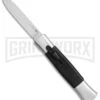 AKC 077 Concord Polish/Black OTF Automatic Knife - Flat Satin Plain