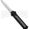 AKC F-16 Skulls D/A OTF Automatic Knife - Bayo Satin Plain