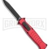 AKC X-treme EVO RB OTF Automatic Knife - Red Black Plain