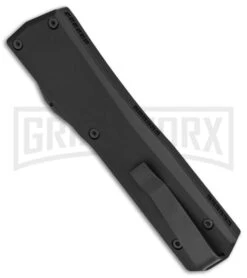 Axial Shift Black D/A OTF Automatic Knife - Dagger Blackwash S35VN -Elite Knives Shop Axial Shift OTF Black DE BW BHQ 146924 jr side large