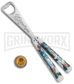 BB Barfly Blue Dragon Bottle Opener Butterfly Trainer -Elite Knives Shop BB Barfly Bottle Opener Butterfly Trainer Blue Dragon BHQ 79863 jr bottlecap large