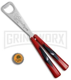 BB Barfly Deadpool Bottle Opener Butterfly Trainer -Elite Knives Shop BB Barfly Bottle Opener Butterfly Trainer Deadpool BHQ 83041 jr bottlecap large