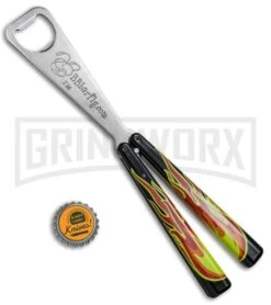 BB Barfly Fireball Wizard Bottle Opener Butterfly Trainer -Elite Knives Shop BB Barfly Bottle Opener Butterfly Trainer Fireball Wizard BHQ 79858 jr bottlecap large