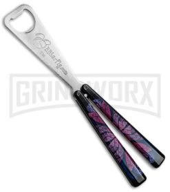 BB Barfly Psychedelic Flowers Bottle Opener Butterfly Trainer