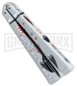 Elite Knives Shop -Elite Knives Shop BB Barfly Bottle Opener Butterfly Trainer Shark Teeth BHQ 75547 jr spine large