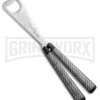 BB Barfly Sim. Carbon Fiber Bottle Opener Butterfly Trainer - Satin