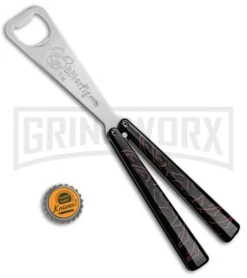 BB Barfly Spider Blade Bottle Opener Butterfly Trainer -Elite Knives Shop BB Barfly Bottle Opener Butterfly Trainer Spider Blade BHQ 83038 jr bottlecap large