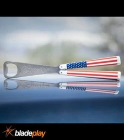 BB Barfly USA Flag Bottle Opener Butterfly Trainer - Satin 4TH18 -Elite Knives Shop BB Barfly Bottle Opener Butterfly Trainer USA Flag BHQ 68442 jr lifestyle large