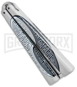 Elite Knives Shop -Elite Knives Shop BB Barfly Bottle Opener Butterfly Trainer Ying Yang Maze BHQ 83037 jr side large