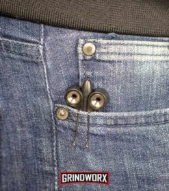 BaliYo By Spyderco Butterfly Pen Flipper Black/Gray -Elite Knives Shop BaliYo by Spyderco Pen Butterfly Flipper Black BHQ 4501 kp in pocket web large