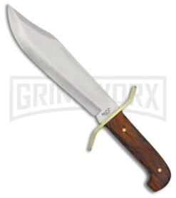 Bear & Son Gold Rush Bowie Cocobolo Fixed Blade - Satin Plain