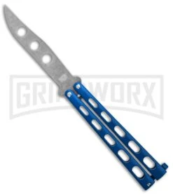 Bear & Son 114BL & 114BLTR Blue Butterfly Knife 2-Pack -Elite Knives Shop Bear and Son 2 Pack Butterfly Special Blue BHQ 88811 er trainer large