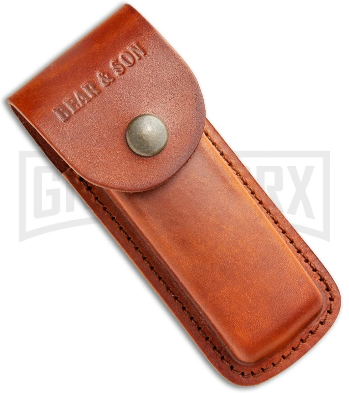 Bear And Son Black G-10 Automatic Lockback Knife - Satin Plain GA97 4 Bear And Son Black G-10 Automatic Lockback Knife - Satin Plain GA97 - Image 4