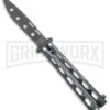 Bear & Son 115 Galaxy Butterfly Knife - Black Dull