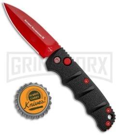 Boker Mini Kalashnikov Black Automatic Knife - Red Plain 7 Boker Mini Kalashnikov Black Automatic Knife - Red Plain -Elite Knives Shop Boker Black Widow Mini Kalashnikov Auto Dagger Red 01KALS57NSOI BHQ 96966 jr bottlecap update large