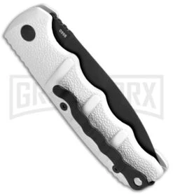 Boker Imperial Kalashnikov White Automatic Knife - D2 Dagger Black Plain -Elite Knives Shop Boker Kalashnikov Dagger Auto White Black 01KALS34N BHQ 75529 jr side 3 large
