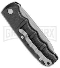 Boker Kalashnikov Automatic Knife - Sheepsfoot Stonewash Plain -Elite Knives Shop Boker Kalashnikov Modified Sheepsfoot Auto Black SW 01KALS52NSOI BHQ 95956 jr side large