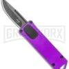 Boker Plus USB OTF Black Automatic Knife Aluminum - Purple SW Plain