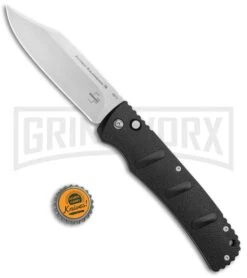 Boker XXL Kalashnikov Automatic Knife - Stonewash Bowie -Elite Knives Shop Boker XXL Kalashnikov Bowie Auto SW BHQ 99625 jr bottlecap large