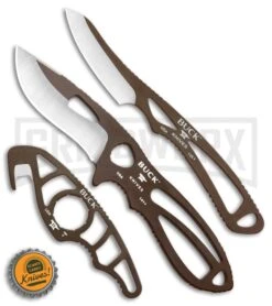 Buck Knives Buck PakLite Field Master Kit Brown Fixed Blade/Guthook - Brown/Satin 19 Buck Knives Buck PakLite Field Master Kit Brown Fixed Blade/Guthook - Brown/Satin -Elite Knives Shop Buck PakLite Field Master Guthook Brown 0141BRSVP BHQ 106683 jr bottlecap large