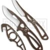 Buck Knives Buck PakLite Field Master Kit Brown Fixed Blade/Guthook - Brown/Satin