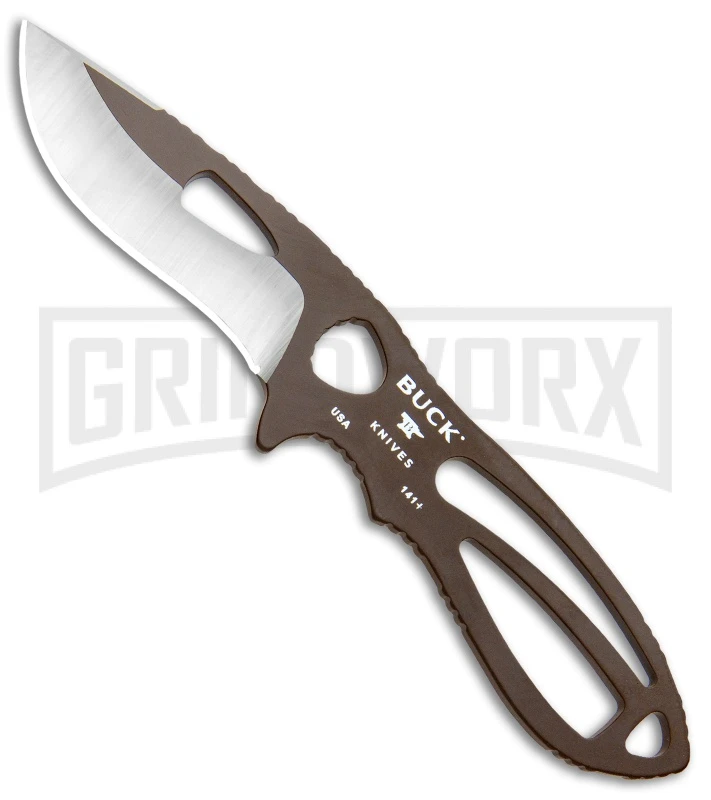 Buck Knives Buck PakLite Field Master Kit Brown Fixed Blade/Guthook - Brown/Satin 6 Buck Knives Buck PakLite Field Master Kit Brown Fixed Blade/Guthook - Brown/Satin - Image 6