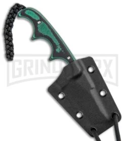 CRKT Folts Minimalist Fixed Blade Knife - Bead Blast Plain -Elite Knives Shop CRKT Folts Minimalist Tanto Neck Knife Green Black BB 2386 BHQ 7032 jr sheath large