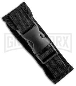 Delta Force D/A Black Tactical OTF Automatic Knife - Black Plain -Elite Knives Shop Delta Force DA Black OTF Black Plain GX 19373 jr sheath large