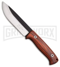 Elk Ridge Backwater Pakkawood Fixed Blade Knife - Two-Tone Plain