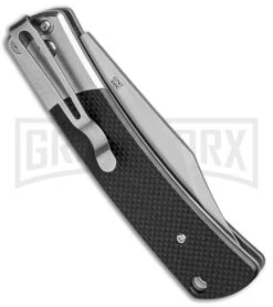 Ganzo Knives G747-2-WD2 Black G-10 Automatic Knife - Clip Point Stonewash 6 Ganzo Knives G747-2-WD2 Black G-10 Automatic Knife - Clip Point Stonewash -Elite Knives Shop Ganzo Knives Black G 10 Auto CP SW G747 2 BK BP 25409 jr side large