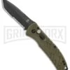 Gerber Propel Downrange OD Green Automatic Knife - Tanto Black Serr