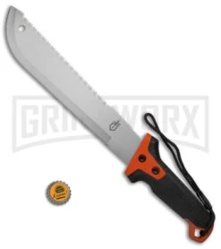 Gerber Compact Clearpath Machete Fixed Blade - Bead Blast Plain -Elite Knives Shop Gerber Compact Clearpath Machete BB 31 003154 BHQ 53940 jr bottlecap large