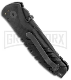 Gerber Propel Downrange Black Spring Assist Knife - Tanto Black Serr -Elite Knives Shop Gerber SA Propel Downrange Black Black Serr 30 000845N BHQ 126233 jr side large
