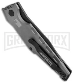 Kershaw Launch 7 Galyean Gray Automatic Knife - Black Plain -Elite Knives Shop Kershaw Galyean Launch 7 Gray Black 7900GRYBLK BHQ 52153 jr side large