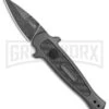 Kershaw Launch 12 CA Legal Gray Automatic Knife - Black SW Plain