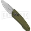 Kershaw Launch 9 OD Green Automatic Knife CA Legal - Stonewash Plain