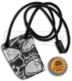 Linos Kydex Skull Sheath W/ Black Neck Cord For Boker Kalashnikov KALS -Elite Knives Shop Linos Kydex Sheath Skull for Boker Kalashnikov Black Neck Cord KALS BHQ 80739 jr bottlecap large