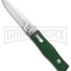 Mikov 241 Predator ABS Green Automatic Leverlock Knife - Clip Point Polish