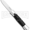 AKC 007 Concord Black OTF Automatic Knife Gray/Black - Spear Point Satin