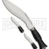 Rite Edge Gurkha Service Kukri Black/Composite Knife Satin