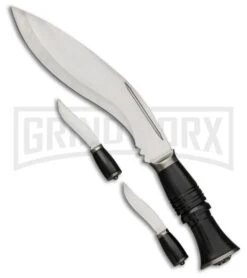 Rite Edge Gurkha Service Kukri Black/Composite Knife Satin