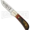 Rite Edge Hunting Heritage Pakkawood Fixed Blade Knife - Mirror Plain