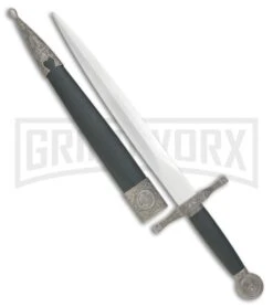 Rite-Edge Medieval Knight's Dagger Black - Bead Blast Dull