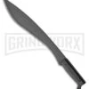 Rite-Edge Thicket Black Polymer Kukri Machete - Black Plain