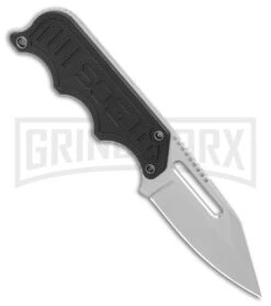 SOG Instinct Black G-10 Fixed Blade Knife (2.3" Satin) NB1012 -Elite Knives Shop SOG Instinct Fixed Blade Black G 10 Satin BHQ 28203 jr spine large