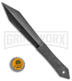 Schrade Black Stonewash Throwing Knife Set With Nylon Sheath - Set Of 6 -Elite Knives Shop Schrade 6 piece throwing set nylon sheath black sw BHQ 62109 er size large