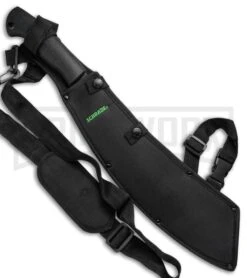 Schrade SCHPR1CP Black Parang Machete Knife - Black Plain -Elite Knives Shop Schrade Parang Machete Blk Blk SCHPR1CP BHQ 67508 jr sheath large