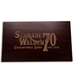 Schrade Limited Edition Walden 70th Anniversary Fixed Blade Knife - Satin Plain -Elite Knives Shop Schrade Walden 70th Anniversary Fixed SCPROM 16 37CP BHQ 49205 jr box large